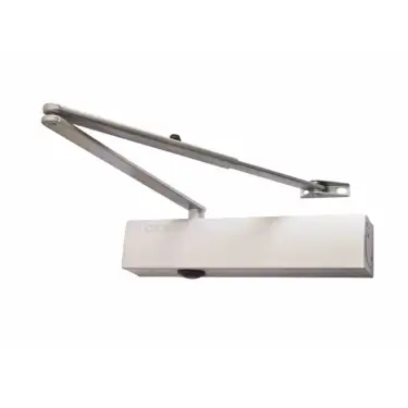 Click Here To Enlarge This Photo Of 102845 GEZE TS4000S Silver Power Size 1-6 Heavy Duty Overhead Door Closer with Backcheck & Delayed Action (Complete with Arm & PA Bracket)