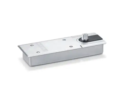 Click Here To Enlarge This Photo Of GEZE TS500NV Silver Power Size 1-4 Floor Spring Door Closer for Single/Double Action Doors with Backcheck