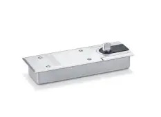 GEZE TS500NV Silver Power Size 1-4 Floor Spring Door Closer for Single/Double Action Doors with Backcheck