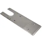102127 GEZE Satin Stainless Steel Coverplate to suit TS500NV Floor Spring