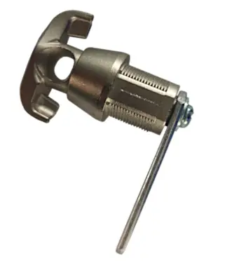 Click Here To Enlarge This Photo Of L33127 - Lowe & Fletcher 5720 Push-To-Turn 20mm Latch Lock - To Accept Padlock