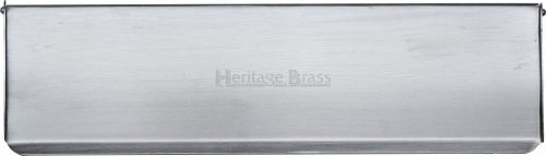 Click Here To Enlarge This Photo Of V860 280-SC Heritage Brass Interior Letterflap 280mm x 83mm Satin Chrome Finish