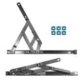 CH30117 - CHAMELEON Side Hung Restricted Friction Hinge With Packers 300mm Length x 13-17mm Stack Height RH