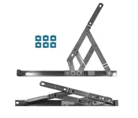 CH30116 - CHAMELEON Side Hung Restricted Friction Hinge With Packers 300mm Length x 13-17mm Stack Height LH