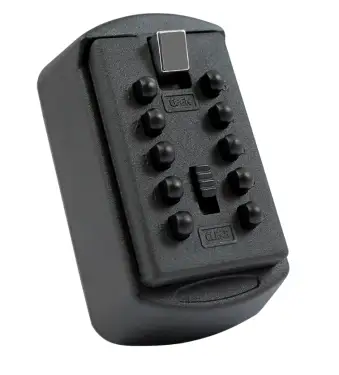 Click Here To Enlarge This Photo Of VT10187 - ASEC Vital Key Safe With Cover - Small - Supplied With Cover