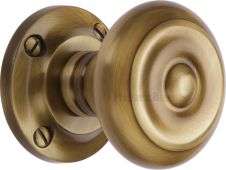 V872-AT Heritage Brass Mortice Knob on Rose Aylesbury Design Antique Brass Finish