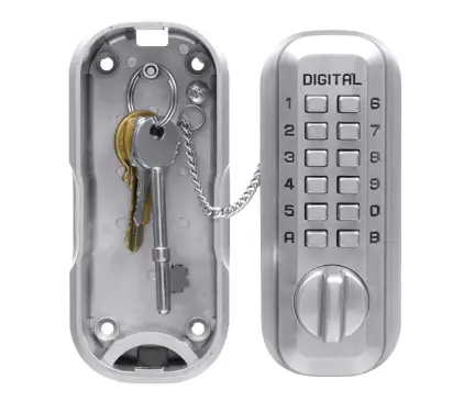 Click Here To Enlarge This Photo Of L25237 - LOCKEY LKS500 Digital Key Safe - Satin Chrome