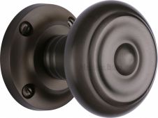V872-MB Heritage Brass Mortice Knob Aylesbury Design Matt Bronze Finish