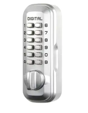 Click Here To Enlarge This Photo Of L16461 - LOCKEY Digital Lock Key Safe - Satin Chrome