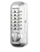 L16461 - LOCKEY Digital Lock Key Safe - Satin Chrome