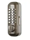 L16459 - LOCKEY Digital Lock Key Safe - Brown