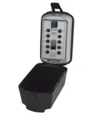 L12074 - SUPRA 001324 Slim Line Key Safe Complete With Cover - GRY Boxed