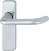 138S/267U (AR200S/11) Hoppe Sprung Long Plate Latch Levers - Satin Anodised Aluminium (2655959)