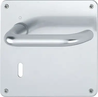 Click Here To Enlarge This Photo Of 138S/304L (AR200S/17-SP) Hoppe Sprung Lock Levers 57mm Centres - Satin Anodised Aluminium (2656142)