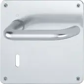 138S/304L (AR200S/17-SP) Hoppe Sprung Lock Levers 57mm Centres - Satin Anodised Aluminium (2656142)