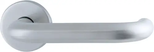 Click Here To Enlarge This Photo Of AR261/60-SP-SSS Hoppe 19mm Dia Return to Door Lever on Rose - Grade 201 - Satin Stainless Steel (87133375)