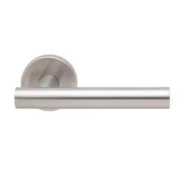 Click Here To Enlarge This Photo Of AR266/60-SP-SSS Hoppe 19mm Dia T Bar Lever on Rose - Grade 201 - Satin Stainless Steel (50014092)