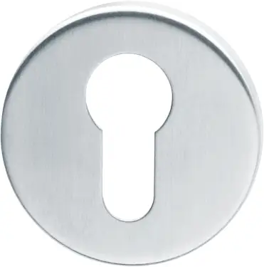 Click Here To Enlarge This Photo Of AR961/67 Hoppe Euro Profile Escutcheon - Grade 304 - Satin Stainless Steel (87109377)