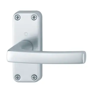 Click Here To Enlarge This Photo Of 1107/266-UG Hoppe Dubayy Lever on Latch Plate - Satin Anodised Aluminium (3785894)