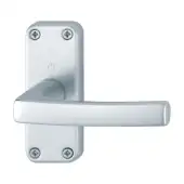 1107/266-UG Hoppe Dubayy Lever on Latch Plate - Satin Anodised Aluminium (3785894)