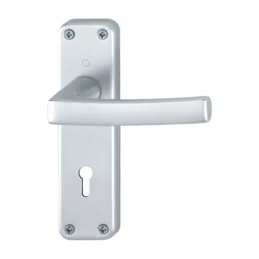 Click Here To Enlarge This Photo Of 1107/267-EP Hoppe Dubayy Lock Levers - Satin Anodised Aluminium (3786934)