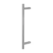 AR3625/425BB-CR-WD Hoppe 25mm x 425mm Cranked T Bar Pull Handle (Back to Back Fixings For Timber Doors) - Satin Stainless Steel (87141853)