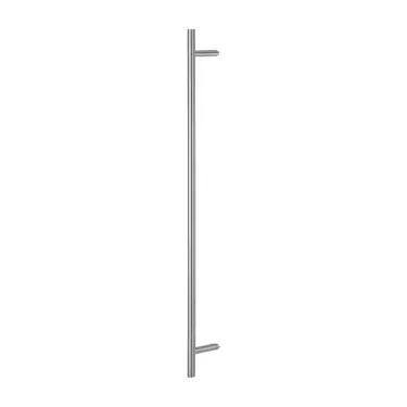 Click Here To Enlarge This Photo Of AR3626/1200BF-CR-WD Hoppe 32mm x 1200mm Cranked T Bar Pull Handle (Bolt Fixings For Timber Doors) - Satin Stainless Steel (87142021)