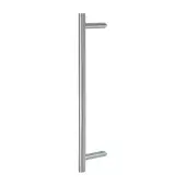 AR3626/600BB-CR-WD Hoppe 32mm x 600mm Cranked T Bar Pull Handle (Back to Back Fixings For Timber Doors) - Satin Stainless Steel (87141965)