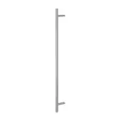 AR3626/1200BB-CR-GD Hoppe 32mm x 1200mm Cranked T Bar Pull Handle (Back to Back Fixings For Glass Doors) - Satin Stainless Steel (87142000)