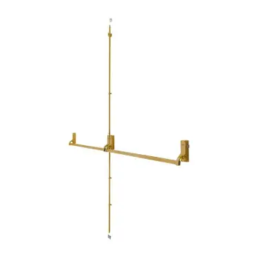 Click Here To Enlarge This Photo Of AR888-GE Hoppe Double Rebated Door Set - Gold (8545570)