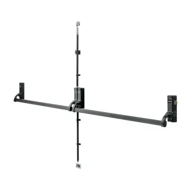 Click Here To Enlarge This Photo Of AR888-BL Hoppe Double Rebated Door Set - Black (8545577)
