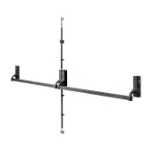 AR888-BL Hoppe Double Rebated Door Set - Black (8545577)