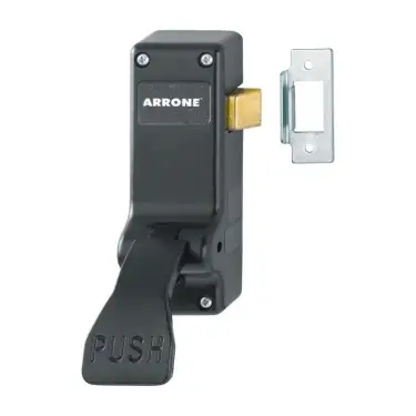 Click Here To Enlarge This Photo Of AR883-BL Hoppe Reversible Push Pad - Black (8510962)