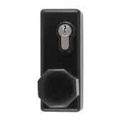 AR885K-BL Hoppe External Knob Operated Outside Access Device c/w Cylinder - Black (87100225)