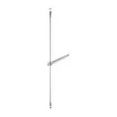 AR8800-3-SE Hoppe Touchbar Panic Bolt 3 Point Locking - Silver (87134035)