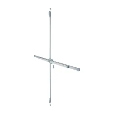 Click Here To Enlarge This Photo Of AR8808-SE Hoppe Touchbar Double Rebated Door Set - Silver (87139032)
