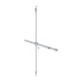 AR8808-SE Hoppe Touchbar Double Rebated Door Set - Silver (87139032)