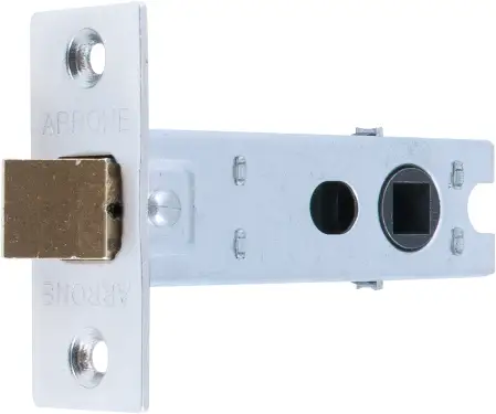 Click Here To Enlarge This Photo Of AR8017-75-SC Hoppe Tubular Mortice Latch 75mm - Satin Chrome (87111913)