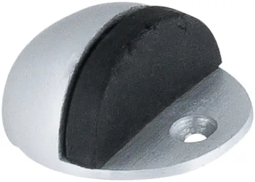 Click Here To Enlarge This Photo Of AR122 Hoppe Oval Shielded Door Stop - Satin Anodised Aluminium (8500483)