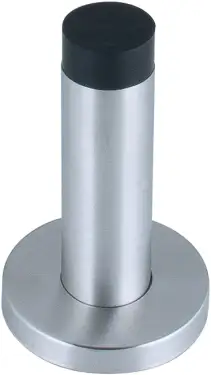 Click Here To Enlarge This Photo Of AR334A Concealed Fix Door Stop on Rose (76mm Projection) Hoppe - Satin Stainless Steel (8506328)