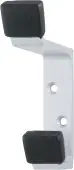 AR218 Hoppe Buffered Hat And Coat Hook - Satin Anodised Aluminium (8504459)