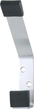 Click Here To Enlarge This Photo Of AR318 Hoppe Buffered Hat And Coat Hook - Satin Stainless Steel (8506027)
