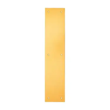 Click Here To Enlarge This Photo Of AR424B Hoppe 350mm x 75mm Finger Plate - Polished Brass (8506727)