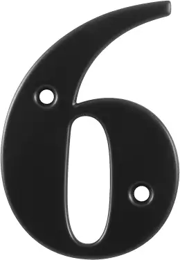 Click Here To Enlarge This Photo Of AR740-6-BLK Hoppe Face Fix Numeral 6 & 9 - Black (87143694)