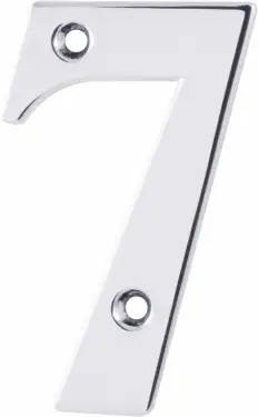 Click Here To Enlarge This Photo Of AR740-7-PCH Hoppe Face Fix Numeral 7 - Polished Chrome (87143736)