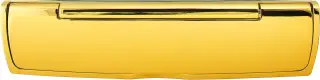 AR708A-PBR Hoppe 76mm x 310mm Letterplate - Polished Brass (87143393)