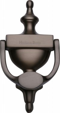 Click Here To Enlarge This Photo Of V910 195-MB Heritage Brass Urn Knocker 7 ¼" Matt Bronze Finish