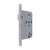 AR8100-S-60-SSS Hoppe Euro Profile DIN Sashlock Square Forend, 60mm Backset - Satin Stainless Steel (87134273)