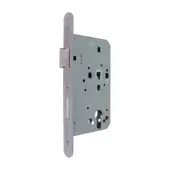 AR8100-R-60-SSS Hoppe Euro Profile DIN Sashlock Radius Forend, 60mm Backset - Satin Stainless Steel (87134294)