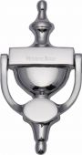 V910 195-PC Heritage Brass Urn Knocker 7 ¼" Polished Chrome Finish